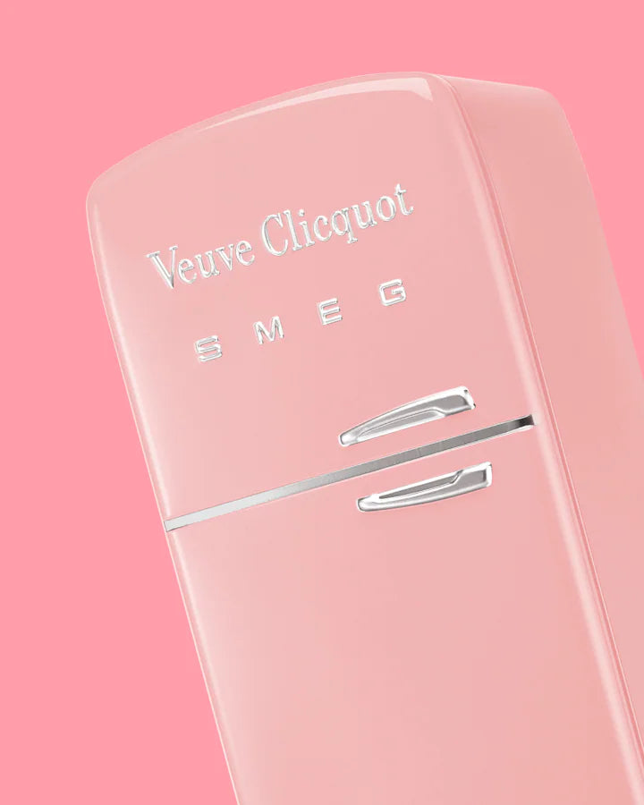 Veuve Clicquot Brut Rose Champagne with the Fridge by SMEG Gift Box