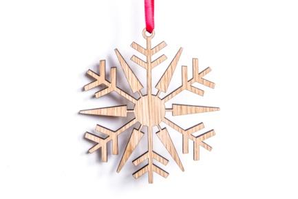 Snowflake Decoration Oak