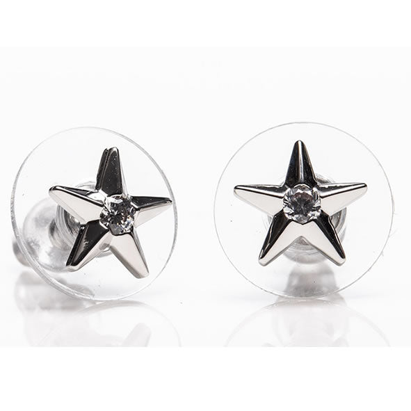 Silver Star Earrings