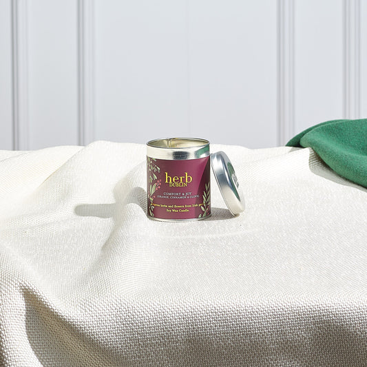 Herb Comfort and Joy Candle Tin