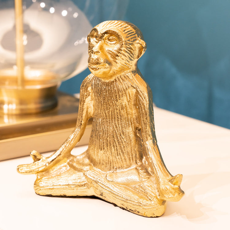 Safari yoga monkey gold