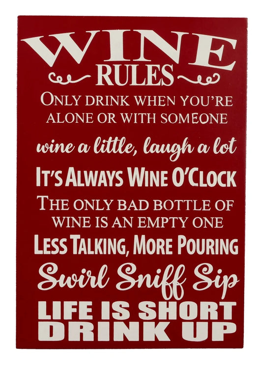 Wine Rules